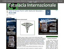 Tablet Screenshot of farmacieinternazionali.com
